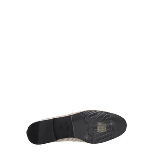 Beigefarbene Slipper aus Stoff