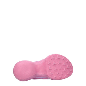 Rosa Stoff Turnschuhe