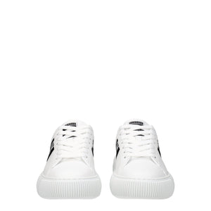 Weiße Sneakers aus Leder