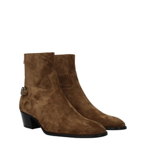 Braune Lederstiefeletten