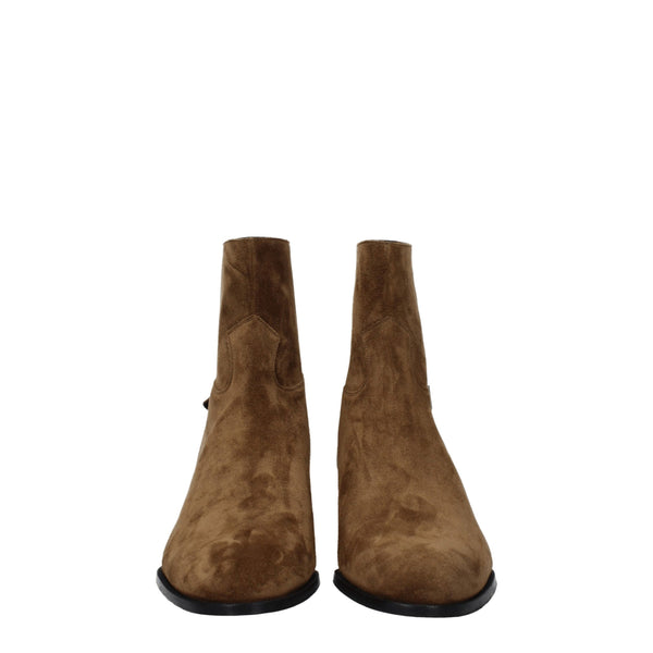 Braune Lederstiefeletten