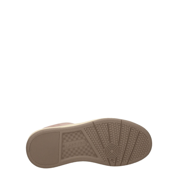 Rosa Sneaker aus Leder