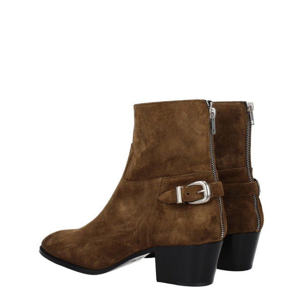 Braune Lederstiefeletten
