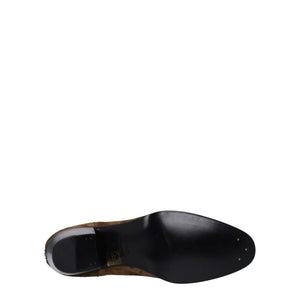 Braune Lederstiefeletten