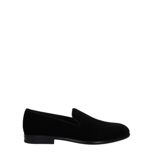Slipper aus schwarzem Samt