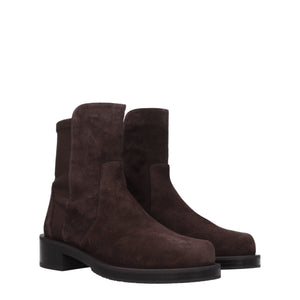 Braune Lederstiefeletten