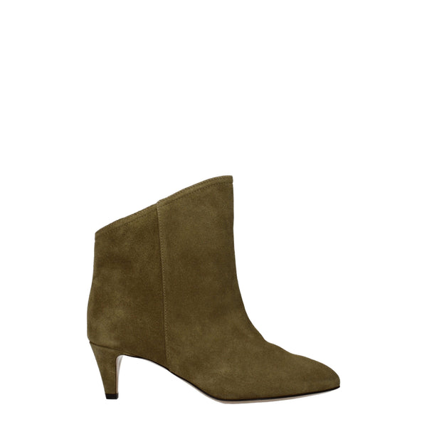 Graue Lederstiefeletten
