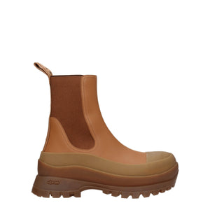 Braune Lederstiefeletten