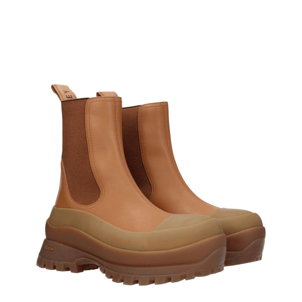 Braune Lederstiefeletten