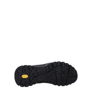 Schwarze Lederstiefeletten