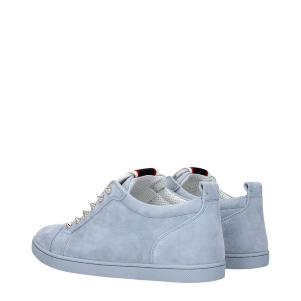 Blaue Leder Slipper