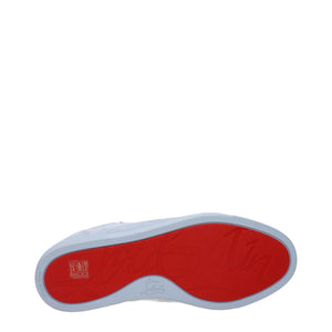Blaue Leder Slipper