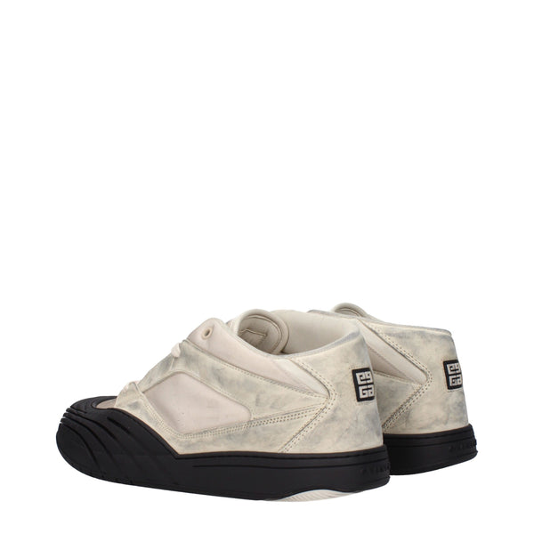 Beige Stoff Chunky Sneakers