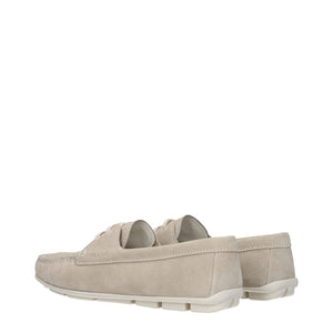 Graue Leder Slipper