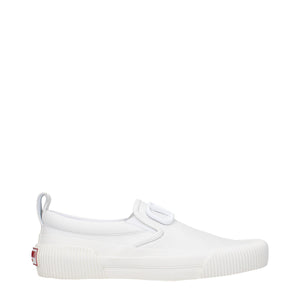 Weiße Leder Slipper
