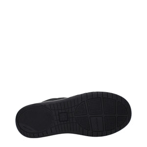 Schwarze Stoff-Sneaker mit niedrigem Schaft