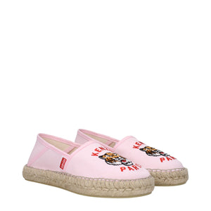 Espadrilles aus rosa Stoff