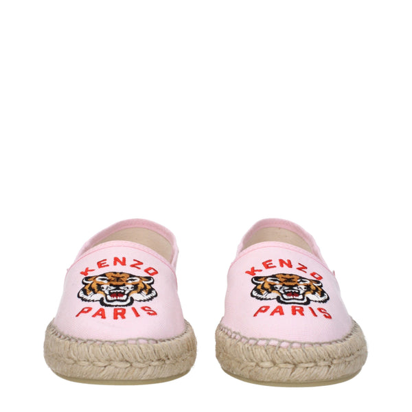 Espadrilles aus rosa Stoff