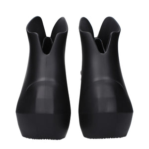 Schwarze Baumwoll-Keilsandalen