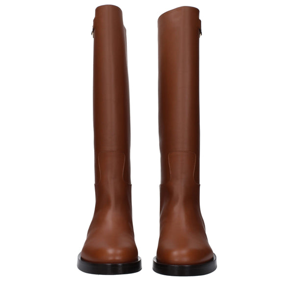 Braune Lederstiefel