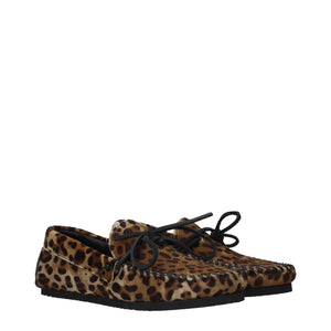 Braune Rosshaar Slipper