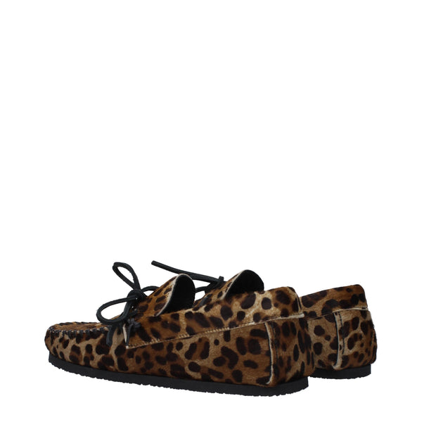 Braune Rosshaar Slipper