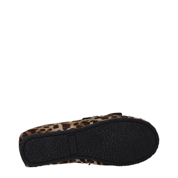 Braune Rosshaar Slipper