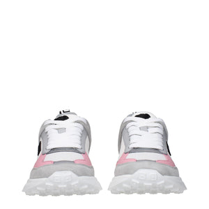 Weißer Stoff Turnschuhe