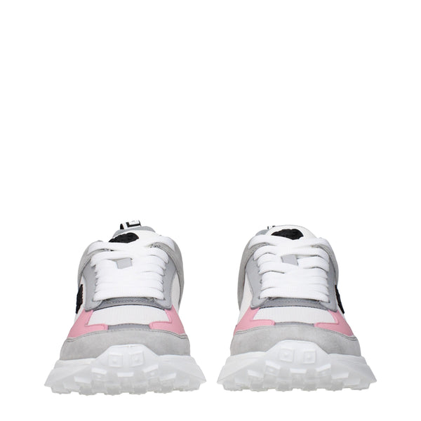 Weißer Stoff Turnschuhe