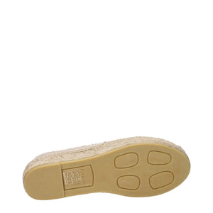 Espadrilles aus beigem Stoff