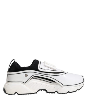 Weiß Schwarz Logo Plaque Daymaster Männer Turnschuhe Schuhe