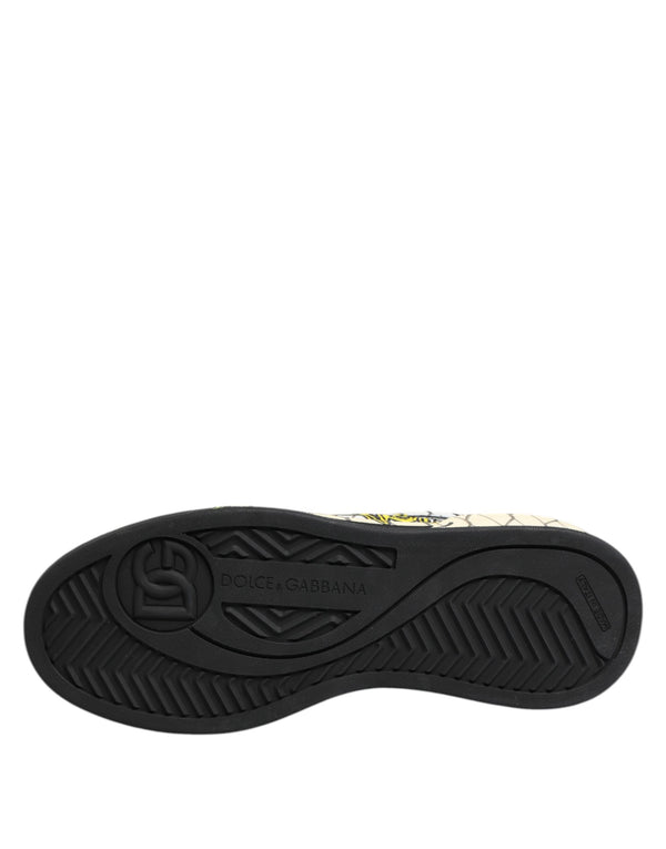 Weiß Logo Print Low Top Männer Turnschuhe Schuhe