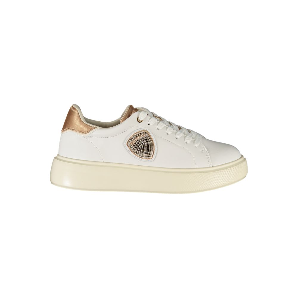 Weißes Leder Damen Sneaker