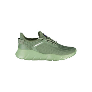 Grüner Polyester Herren Sneaker