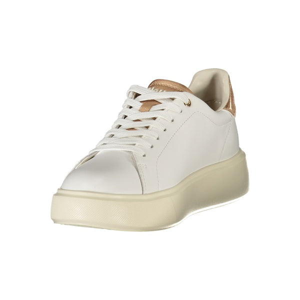 Weißes Leder Damen Sneaker