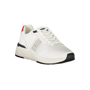 Weiß Polyester Männer Sneaker