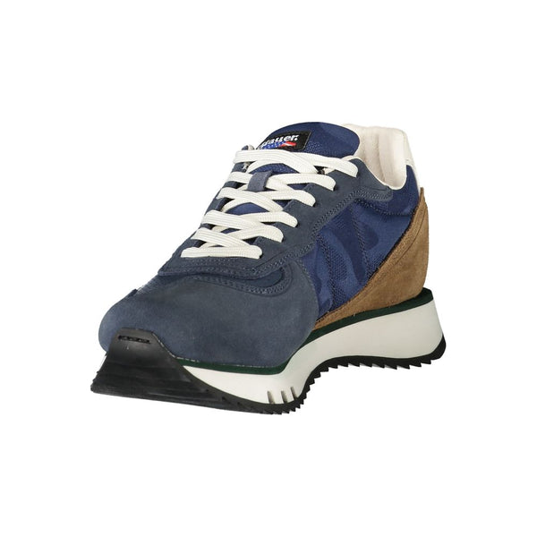 Blaue Leder Herren Sneaker