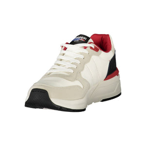 Weiß Polyester Männer Sneaker