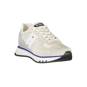 Graue Leder Herren Sneaker