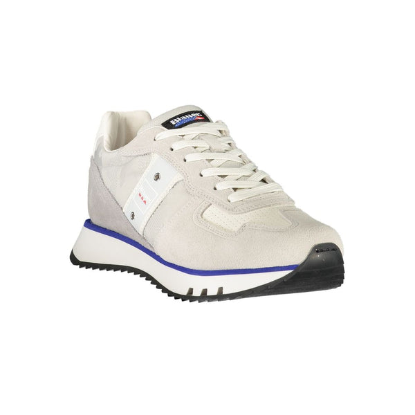 Graue Leder Herren Sneaker