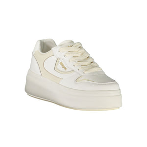 Weißes Leder Damen Sneaker