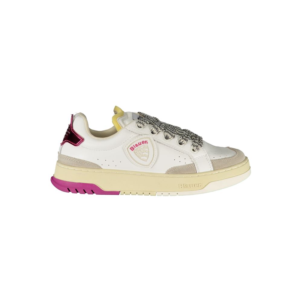 Weißes Leder Damen Sneaker