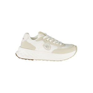 Weißer Polyester Damen Sneaker