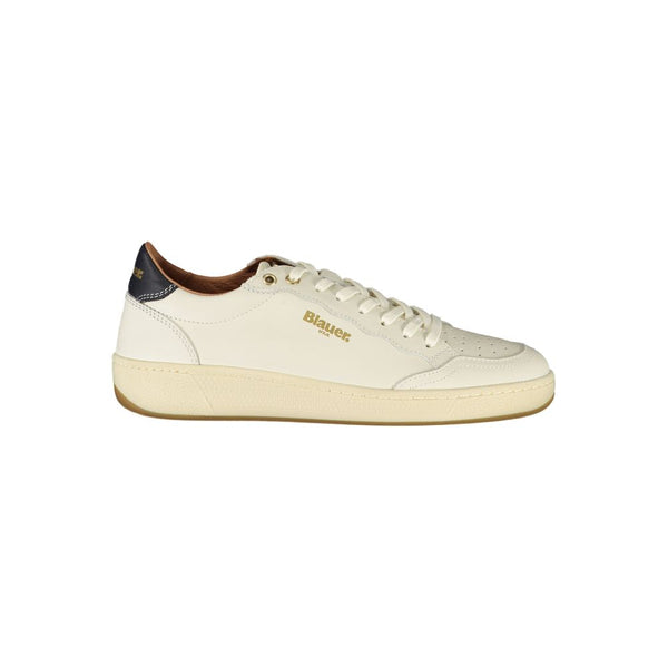 Weißes Leder Damen Sneaker