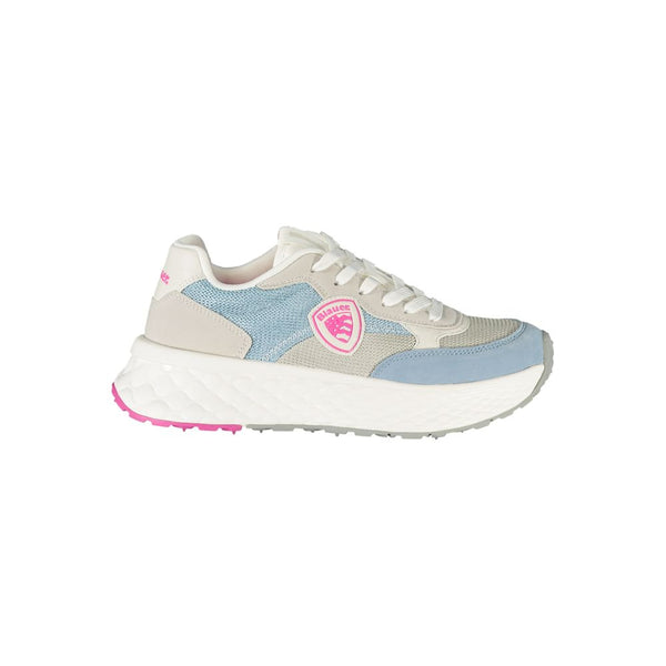 Blaue Polyester Damen Sneaker