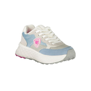Blaue Polyester Damen Sneaker