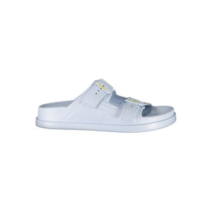 Blaue Polyethylen Damen Sandale