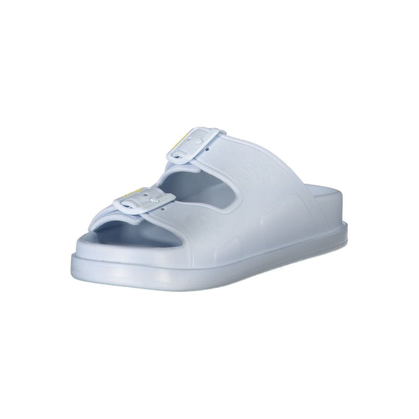 Blaue Polyethylen Damen Sandale