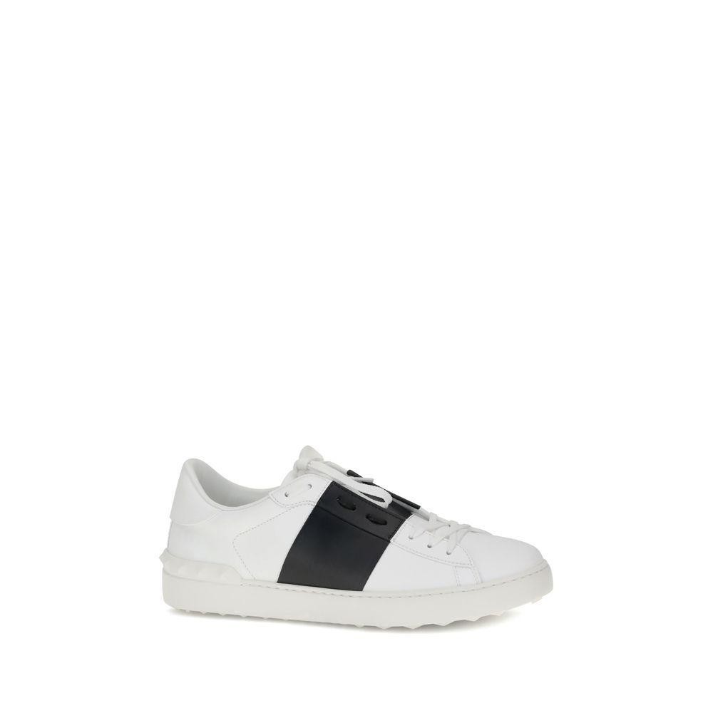 Weiße Kalbshaut Bos Taurus Sneakers mit niedrigem Schaft