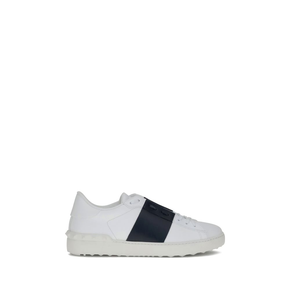 Weiße Kalbshaut Bos Taurus Sneakers mit niedrigem Schaft